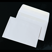 Конверт С6 (114х162мм) білий СКЛ (Термоупаковка)