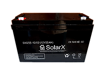 Гелевий акумулятор SolarX SXG 55-12