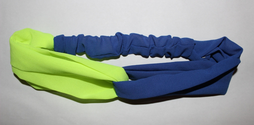 Шифонова пов'язка на голову "Переплетить двох кольорів", фото 1