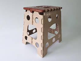 Табурет розкладний пластиковий AS-07 Складаний кухонний стілець 27 х 23 cm H 36 cm