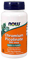 Блокатор жирів Now Foods — Chromium Picolinate 200 мкг (100 капсул)