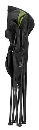 Крісло портативне NeRest Турист NR-34, чорно-зелене, фото 2