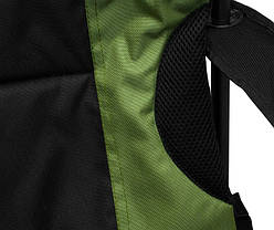 Крісло портативне NeRest Турист NR-34, чорно-зелене, фото 3