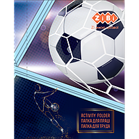 Папка для праці FOOTBALL, картонна, на гумках А4+ (300х212х28мм), KIDS Line