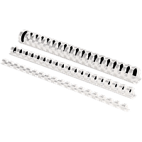 Пружини пластикові d 14 мм, круглі, зшивають 81-100 аркушів, А4, білі