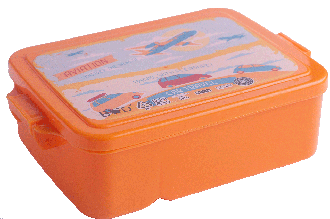 Контейнер для їжі,190х130х55мм, помаранчевий, KIDS Line