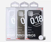 Айфон iPhone 11 pro max Чехол ультра тонкий черный x-level WINGS pp 0.18мм