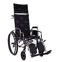 Многофункциональная коляска хром, многофункциональные инвалидные коляски«RECLINER» OSD