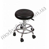 Стілець для майстра манікюру педикюру та клієнта на колесах ХВ029 (чорний)