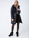 Зимова чорна куртка пуховик clasna cw19d-209acw L, XL, XXL, фото 2