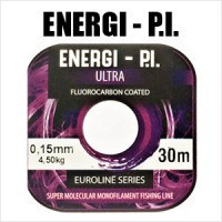 Волосінь Зимова червона 30м ENERGI P. I. Ultra Флюорокарбон 0,08 mm, фото 1