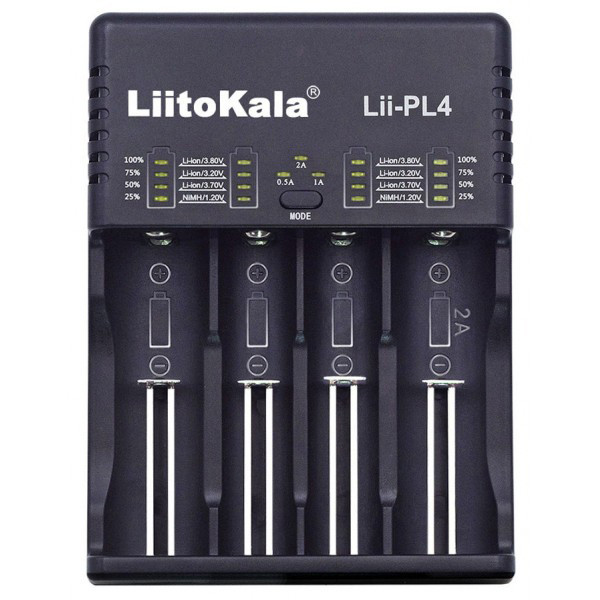 Зарядное устройство Liitokala Lii-PL4 (Ni-Mh, Li-ion, LiFePO4)
