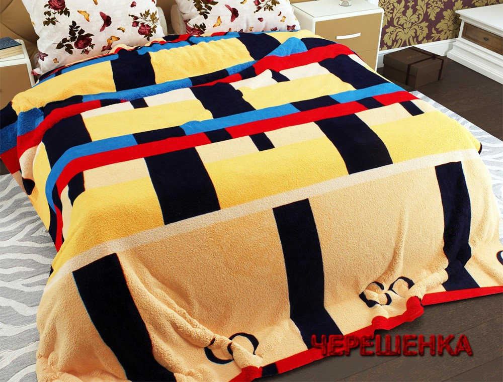Полуторний флісовий плед 33327