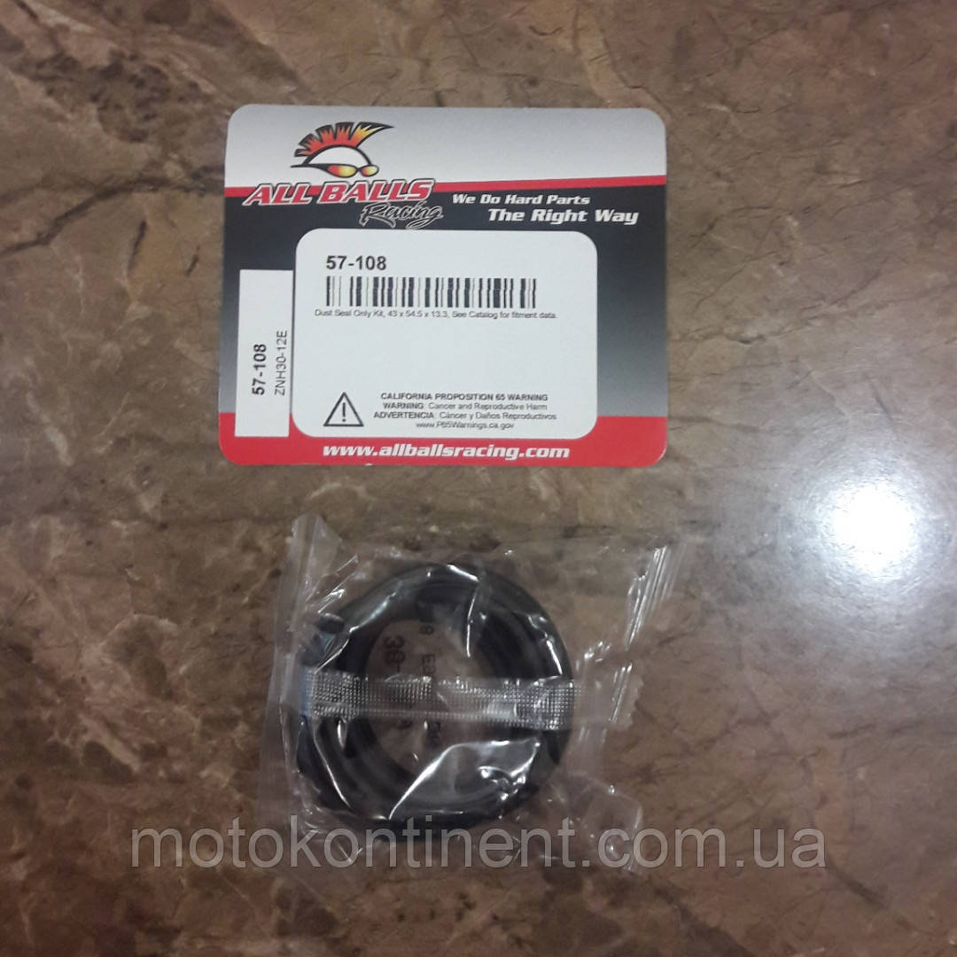 Пильник вилки 43x54,5x13,3 All Balls 57-108 BMW 31 42 7 702 838/Ducati 34911011A/Honda/Kawasaki/Yamaha/Suzuki