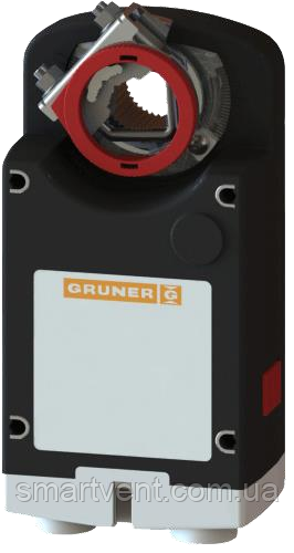 Електропривод без поворотної пружини Gruner 363C-024-20-S2