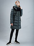 Зимова чорна куртка пуховик clasna cw19d-209acw L, XL, XXL, фото 5