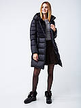 Зимова чорна куртка пуховик clasna cw19d-209acw L, XL, XXL, фото 9