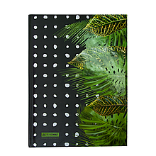 Блокнот FLORISTICA, А-5, 96арк., клітка, тв. картонна обкладинка, салатовий