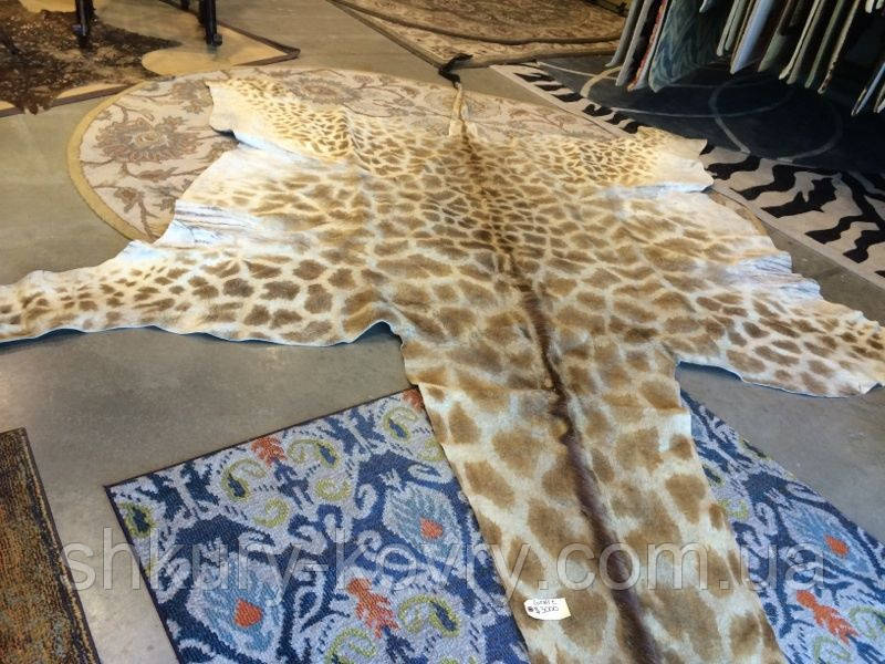 Шкура справжнього африканського жирафа, шкура жирафа на підлогу