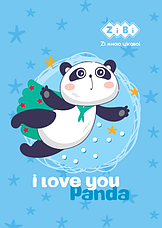 Блокнот на пружині зверху, А-7, 40л., CUTE PANDA, картонна обкладинка, KIDS Line, фото 2