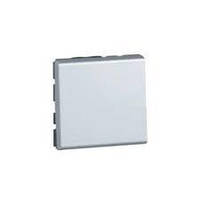 Вимикач прохідний 2 модулі (білий) Mosaic Legrand