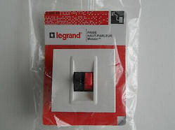 Розетка акустична 2 модулі (білий) Mosaic Legrand