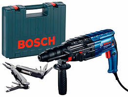 Перфоратор Bosch GBH 240 F Professional + Swiss Peak Multitool (0.79 кВт, 2.7 Дж) (0615990L0D)