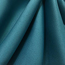 Готові Штори Блекаут "Джинс Бірюза", 2шт 200х280см, фото 5