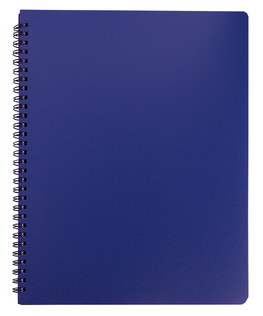 Книжка записн. на пруж. "OFFICE", А4, 96арк.,кл., пластик.обл., синій