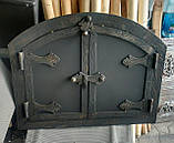 Дверцята для хлібної печі овал "Стріла" 40x33, фото 2