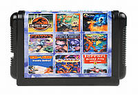 Сборник игр Sega 9в1 MA-904 Lost World / Jim / Contra / Contra / Comix Zone / Batman