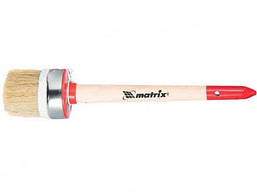 Кисть MATRIX кругла Профі №8 (35 мм), натуральна щетина (820449)