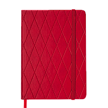 Щоденник датований 2022 CASTELLO, А5, червоний, позов.шкіра