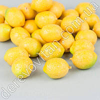 Лимон декоративный, 2.5×3.5 см, 40 шт.