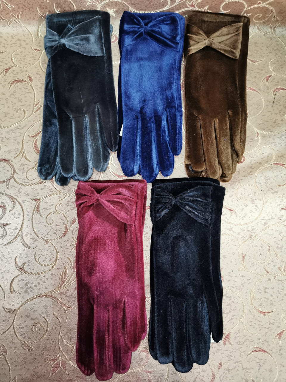 Двостороння оксамитові сенсорні Angel жіночі рукавички ля роботи на телефоні плоншеті тільки гуртом, фото 1