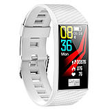 Розумний фітнес-браслет NO.1 DT58 з ЕКГ і тонометром (Білий), фото 3