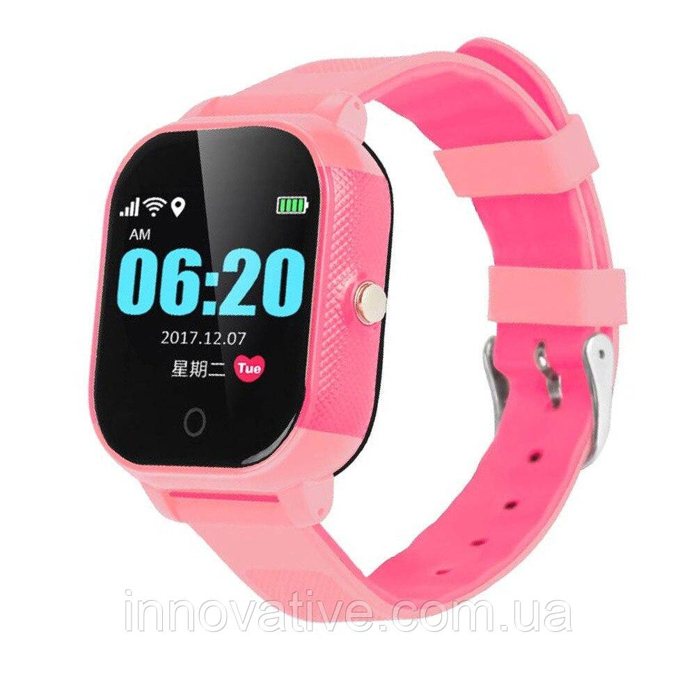 Дитячий смарт-годинник Lemfo DF50 Ellipse Aqua з GPS-трекером (Рожевий)