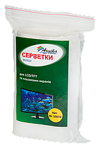 Серветки вологі для LCD / TFT і плазмових екранів (запасні), 100шт.