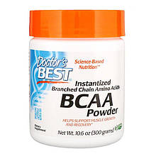 Амінокислоти BCAA Doctor's Best "Instantized BCAA Powder" у порошку (300 г)
