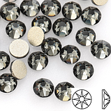 Стрази клейові Swarovski (імітація) XIRIUS 16 граней (8+8) BLACK DIAMOND SS16 Non-Hot Fix 100 шт., фото 3