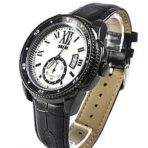 Класичні чоловічі наручні годинники Skmei 1135 Black, фото 2