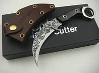 Класичний нескладаний ніж керамбіт United Claw Cutter Даммаск, фото 5