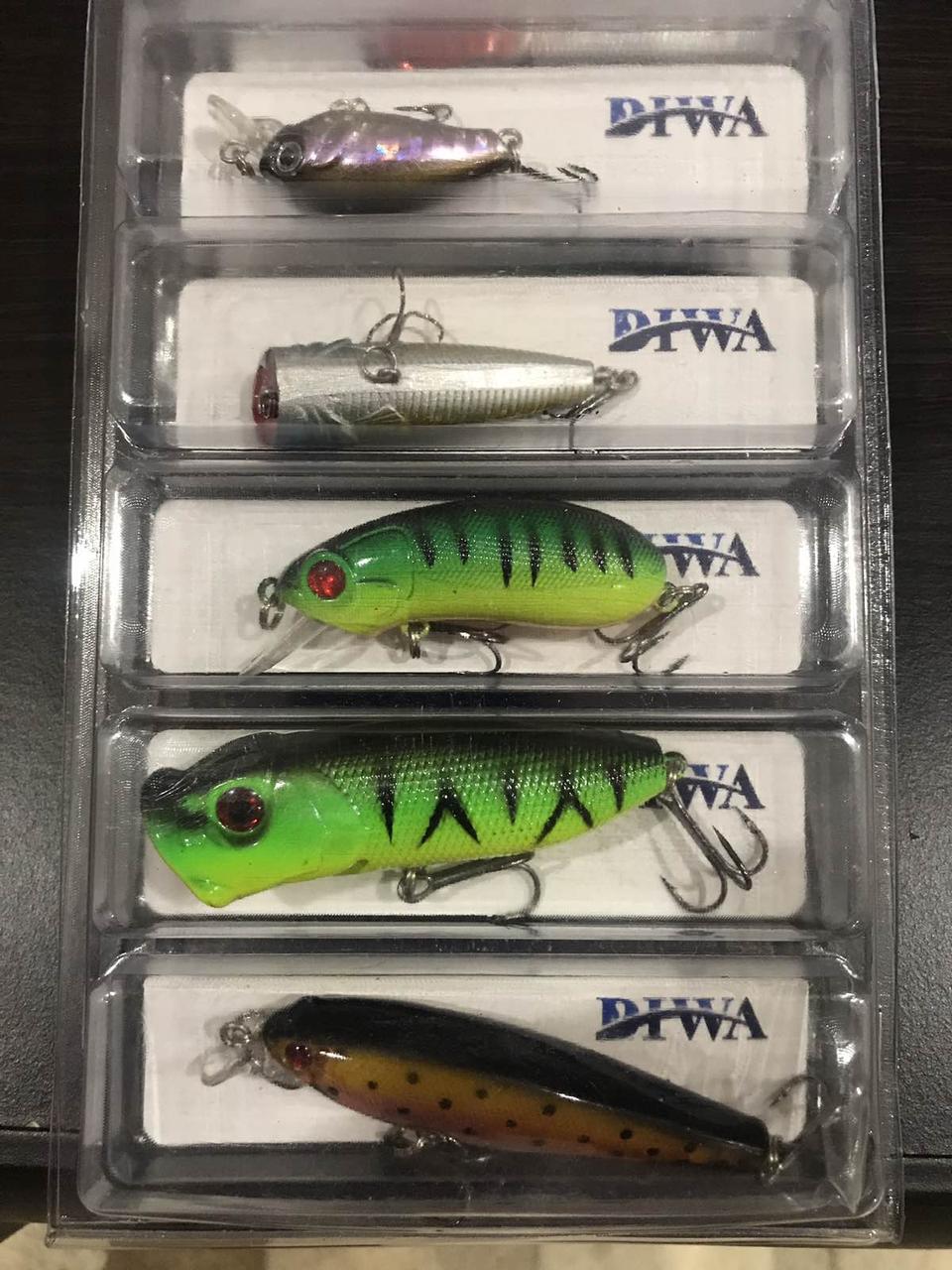 Набір воблерів 5 штук (Мікс) Diwa, фото 1