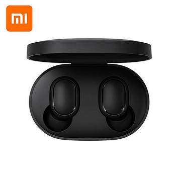 Бездротові навушники Xiaomi Redmi Airdots GLOBAL керування голосом Bluetooth 5,0 (Чорний)