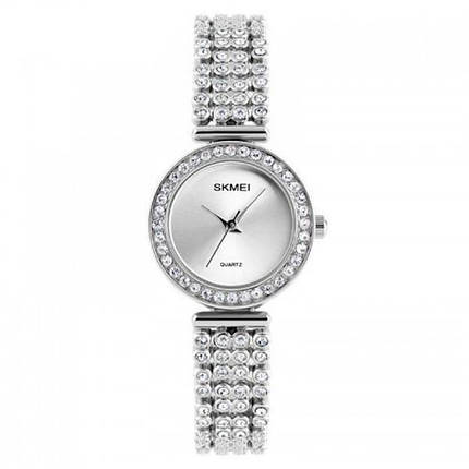 Оригінальні жіночі годинники Skmei 1224 Silver, фото 2