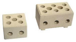 Клемник латунь у кераміці (блок, термостійкий корпус) 2Line 5A R