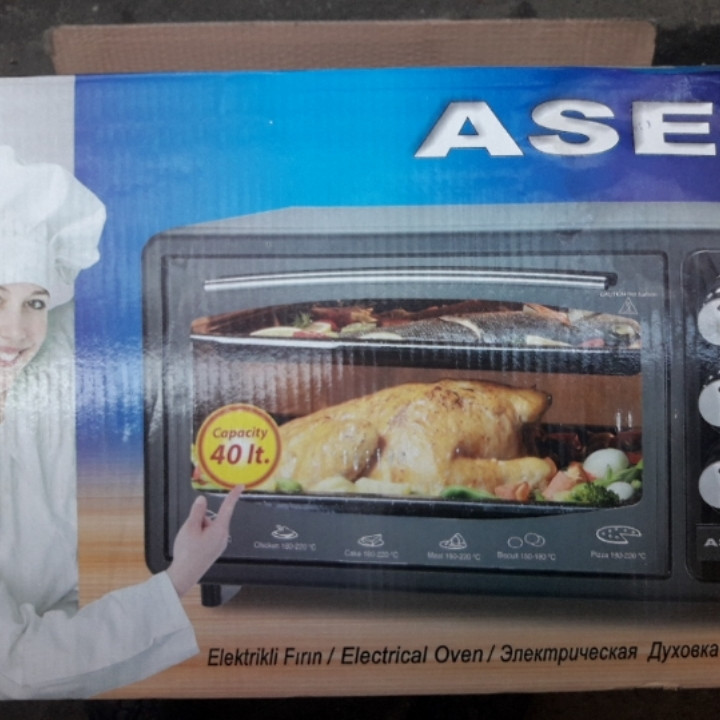 Духовка настольная Asel AF 40-23 объем 40 л (Турция) - фото 4 - id-p10915156