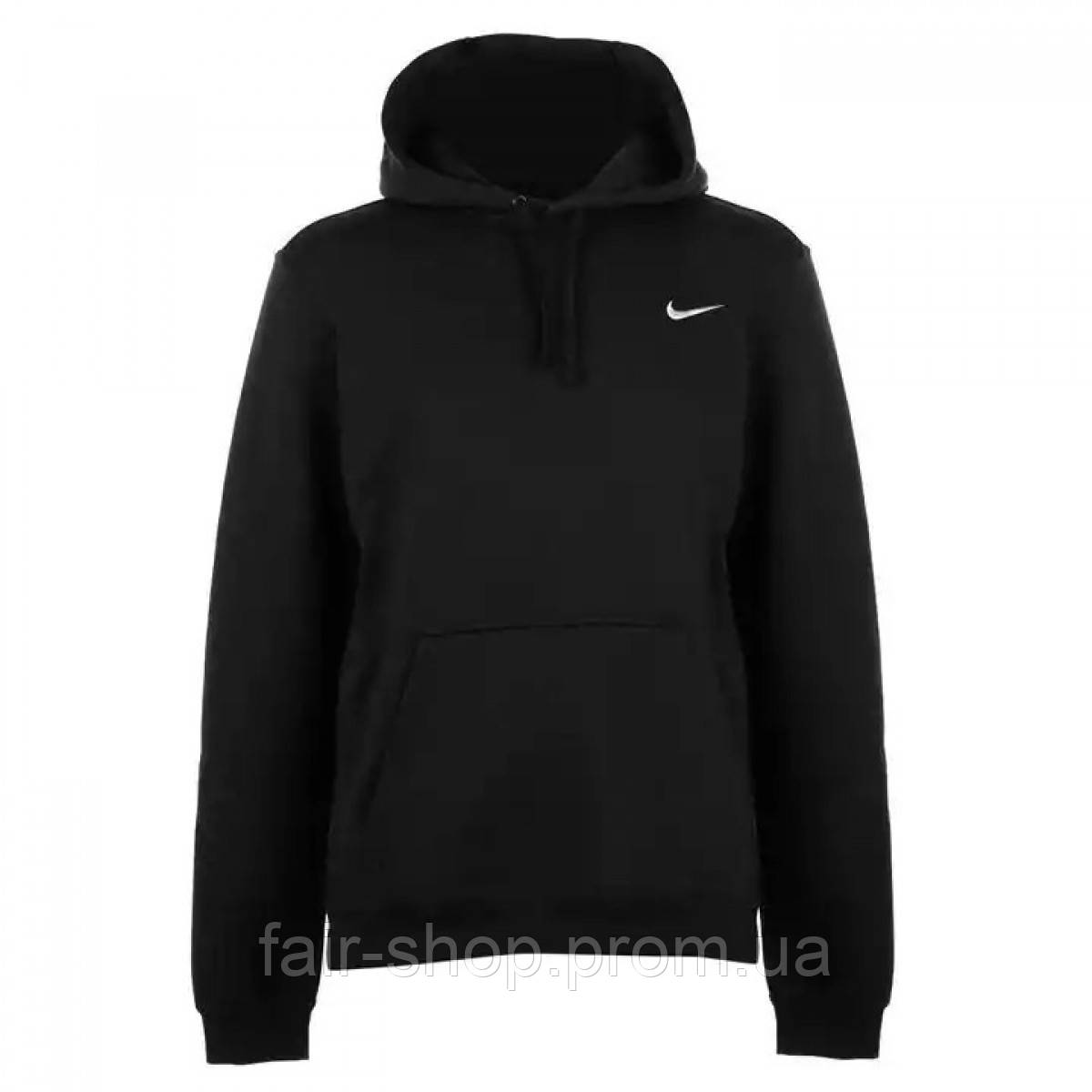 Худі Nike Fundamentals Fleece BLACK/BLACK/WHITE, оригінал. Доставка від 14 днів