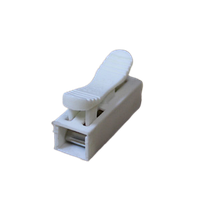 Клемник самозатискний 1 вхід-2 виходи 1х4 кв (КН 1-4) (6А великий білій) ІМПОРТ Ок