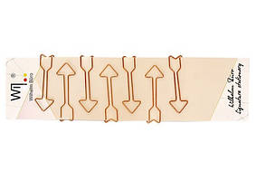 Набір скріпок-стрілок рожеве золото 7шт Wilhelm Buro